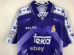 Vintage Real Madrid 1996 1997 Away Football Jersey Camiseta Soccer Maglia Shirt