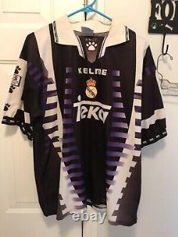 Vintage Real Madrid 1997-98 third Jersey Teka Size XL Kelme