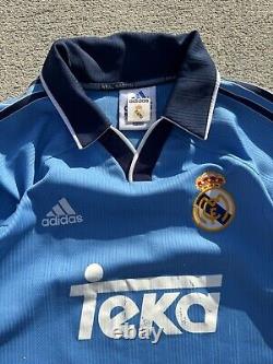 Vintage Real Madrid 1998/2000 Home Kit Size Large Mint Condition
