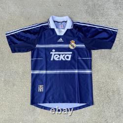 Vintage Real Madrid 1998-99 Away Soccer Jersey Teka Men's Size L Seedorf 10