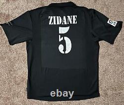 Vintage Real Madrid 2001-02 Centenary Jersey Shirt #5 Zidane Size XL