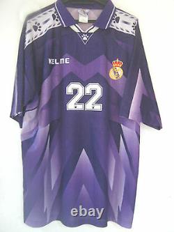 Vintage Real Madrid Away Kit Jersey La Liga Hala Madrid Kelme Trikot Maglia 1996