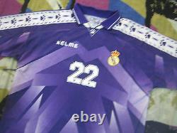 Vintage Real Madrid Away Kit Jersey La Liga Hala Madrid Kelme Trikot Maglia 1996
