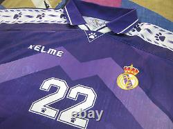 Vintage Real Madrid Away Kit Jersey La Liga Hala Madrid Kelme Trikot Maglia 1996