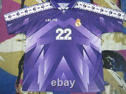 Vintage Real Madrid Away Kit Jersey La Liga Hala Madrid Kelme Trikot Maglia 1996