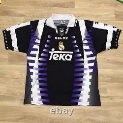 Vintage Real Madrid Football Shirt 1997 1998 Jersey Camiseta Soccer Adidas Sz M