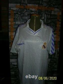 Vintage Real Madrid Hummel football soccer jersey shirt trikot maillot'80s