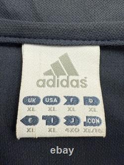 Vintage Real Madrid Jersey Mens XL Navy La Liga Soccer Adidas Beckham 23 2000s