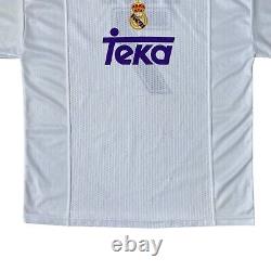 Vintage Taquy FC Real Madrid #7 Raul 1996/97 Home Soccer Jersey Size XL