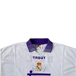 Vintage Taquy FC Real Madrid #7 Raul 1996/97 Home Soccer Jersey Size XL