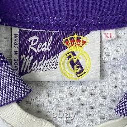 Vintage Taquy FC Real Madrid #7 Raul 1996/97 Home Soccer Jersey Size XL