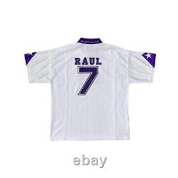 Vintage Taquy FC Real Madrid #7 Raul 1996/97 Home Soccer Jersey Size XL