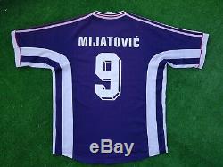 Vintage Yugoslavia Adidas Jersey World Cup 1998 #9 Mijatovic Real Madrid Shirt L