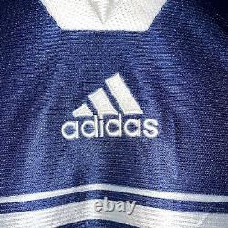 Vintage adidas 1998/1999 Real Madrid Teka Men's XL Blue Away Soccer Jersey