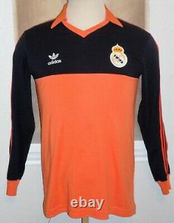 Vtg Adidas Spain Real Madrid Goalkeeper #1 Soccer Jersey Football Shirt La Liga