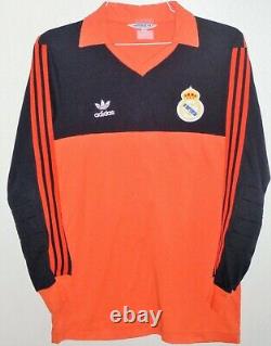 Vtg Adidas Spain Real Madrid Goalkeeper #1 Soccer Jersey Football Shirt La Liga