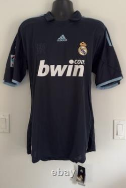 (XL) BNWT Real Madrid 2009/10 Away Jersey Shirt 09/10 Kit Adidas Ronaldo Era NEW