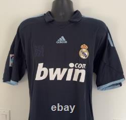 (XL) BNWT Real Madrid 2009/10 Away Jersey Shirt 09/10 Kit Adidas Ronaldo Era NEW