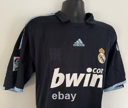 (XL) BNWT Real Madrid 2009/10 Away Jersey Shirt 09/10 Kit Adidas Ronaldo Era NEW