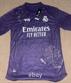 Y-3 New Real Madrid 2024 Purple Jersey Men's Medium