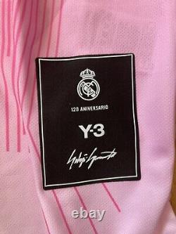 Y-3 Real Madrid 120th Anniversary Jersey JP-L PINK 2022 Yohji Yamamoto