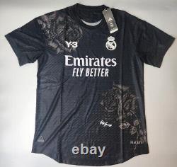 Y-3 Real Madrid Authentic Jersey Black S-3XL 2023-2024 IN4275