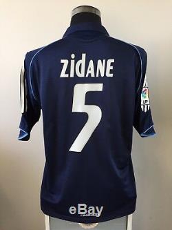 ZIDANE #5 Real Madrid Away Football Shirt Jersey 2005/06 (L)