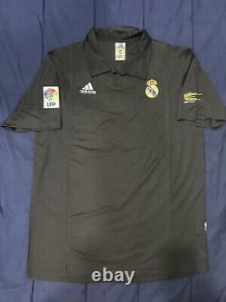 Zidan Real Madrid 2002 Away Jersey Size XL Zizou Harry Potter Los Glactico