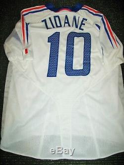 Zidane France vs Germany MATCH ISSUED Jersey Shirt Maillot Real Madrid Trikot