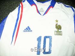 Zidane France vs Germany MATCH ISSUED Jersey Shirt Maillot Real Madrid Trikot