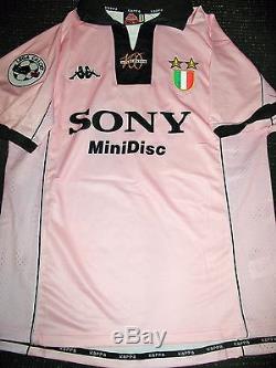 Zidane Juventus 1997 1998 Centenary Pink Jersey Shirt Maglia Real Madrid L