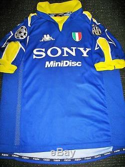 Zidane Juventus 1997 1998 UEFA CENTENARY Jersey Shirt Maglia Real Madrid L