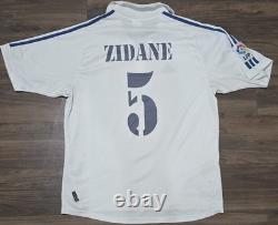 Zidane Real Madrid 2001/02 Jersey Size L