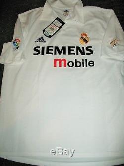 Zidane Real Madrid 2002 2003 Jersey Shirt France Camiseta Maglia Trikot L BNWT