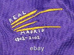 Zidane Real Madrid France Shirt Jersey Player Issue Match Un Worn Centenary 2002