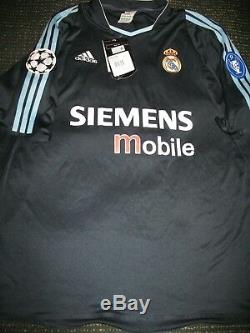 Zidane Real Madrid Jersey 2003 2004 Shirt Camiseta France Maillot BNWT XL