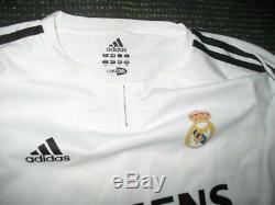 Zidane Real Madrid PLAYER ISSUE UEFA Jersey 2003 2004 Camiseta Shirt France L