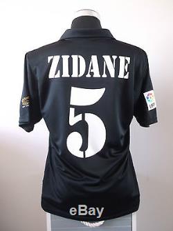 Zinedine ZIDANE #5 Real Madrid Away Football Shirt Jersey 2001/02 (M)