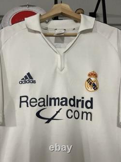Zinedine Zidane 2001-02 Adidas Real Madrid Home Kit M