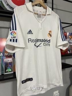 Zinedine Zidane 2001-02 Adidas Real Madrid Home Kit M