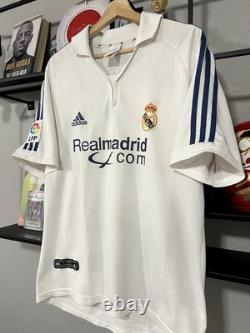 Zinedine Zidane 2001-02 Adidas Real Madrid Home Kit M