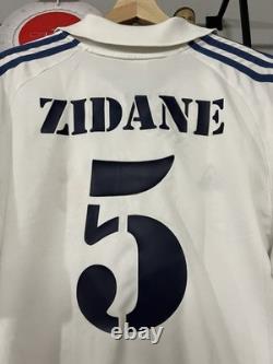 Zinedine Zidane 2001-02 Adidas Real Madrid Home Kit M