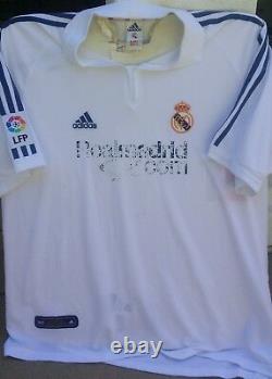 Zinedine Zidane France Signed #5 Real Madrid 2002 Adidas Jersey Shirt+proof Auto