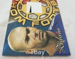 Zinedine Zidane Futera Soccer Card Real Madrid English NM-EX Jersey 395/395