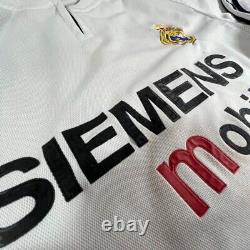 Zinedine Zidane Real Madrid long sleeve La Liga LFP Siemens jersey M/L fit