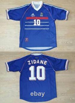 (l) France Shirt Jersey Maillot Zidane Real Madrid Bordeaux Italy Spain