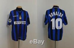 (l) Inter Milan Shirt Jersey Maglia Ronaldo Brazil Barcelona Real Madrid