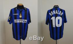 (l) Inter Milan Shirt Jersey Maglia Ronaldo Brazil Barcelona Real Madrid