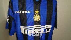 (l) Inter Milan Shirt Jersey Maglia Ronaldo Brazil Barcelona Real Madrid