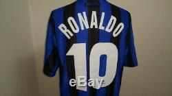 (l) Inter Milan Shirt Jersey Maglia Ronaldo Brazil Barcelona Real Madrid